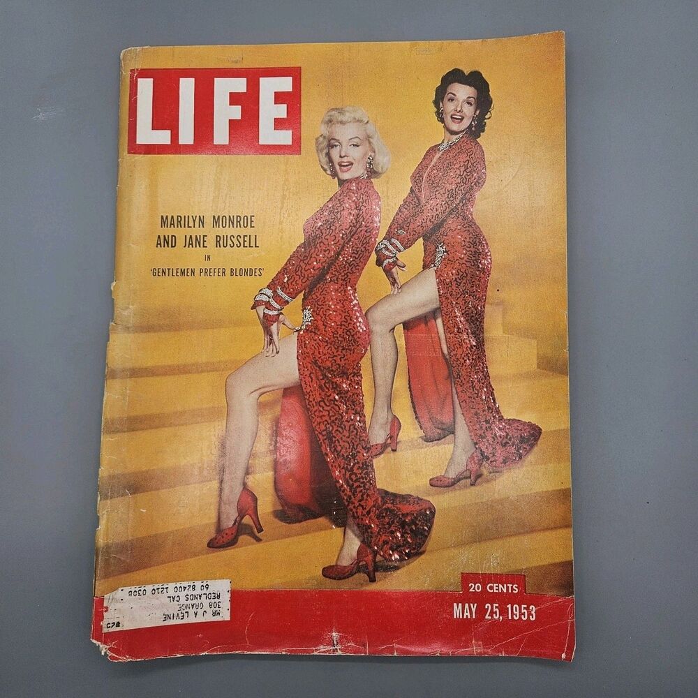 LIFE Magazine May 25 1953 Marilyn Monroe Jane Russell Gentlemen Prefer Blondes